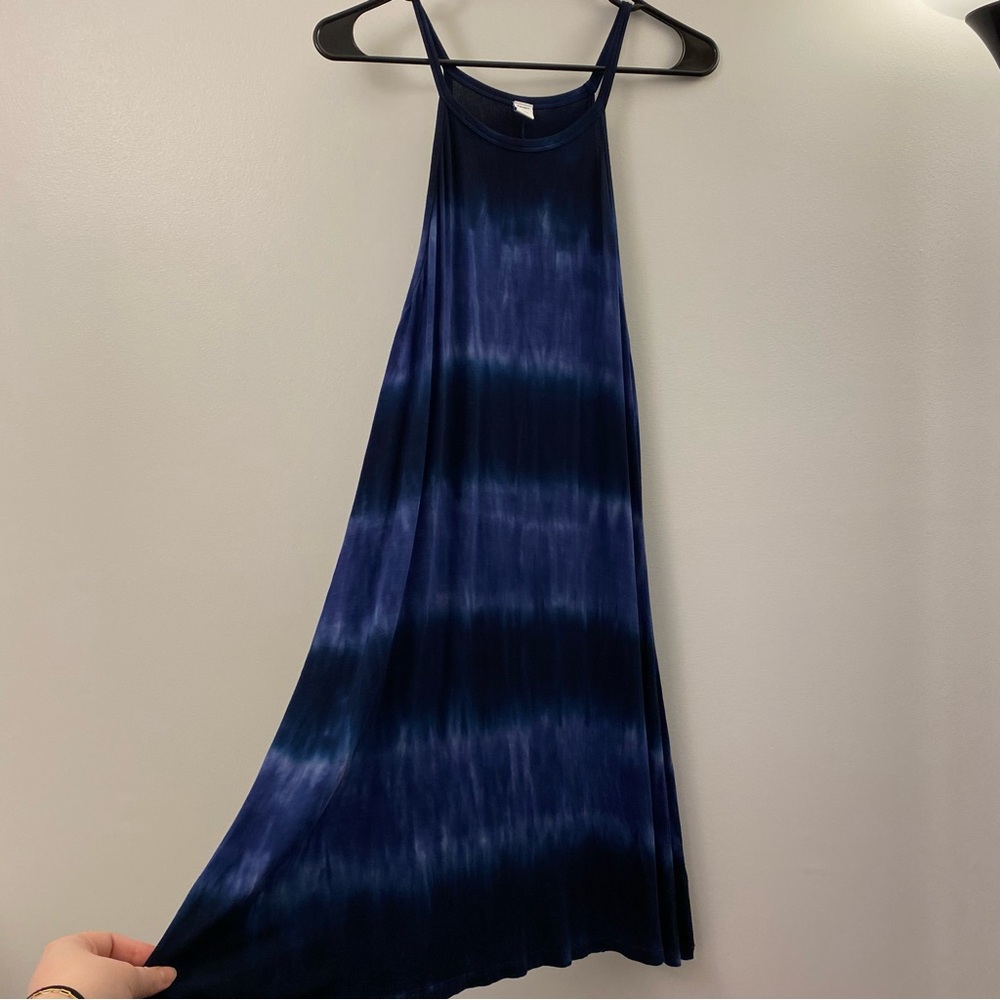 Tie-dye swing dress
